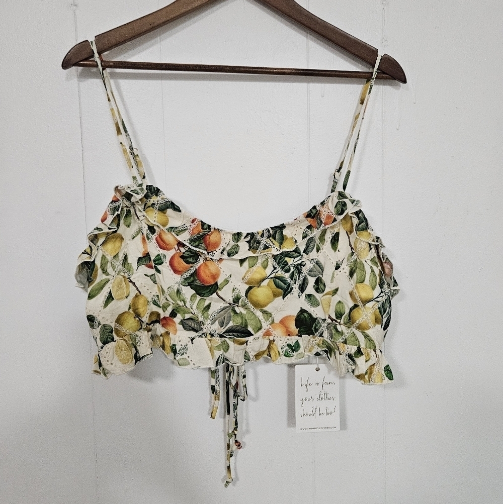 Nwt Show Me Your MuMu Take Me Away Top in Citrus in Georgia - Picture 2 of 7